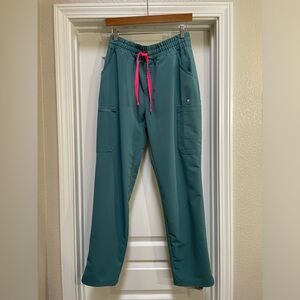Figs Hydrogreen Yola High Waisted Scrub Pants Medium